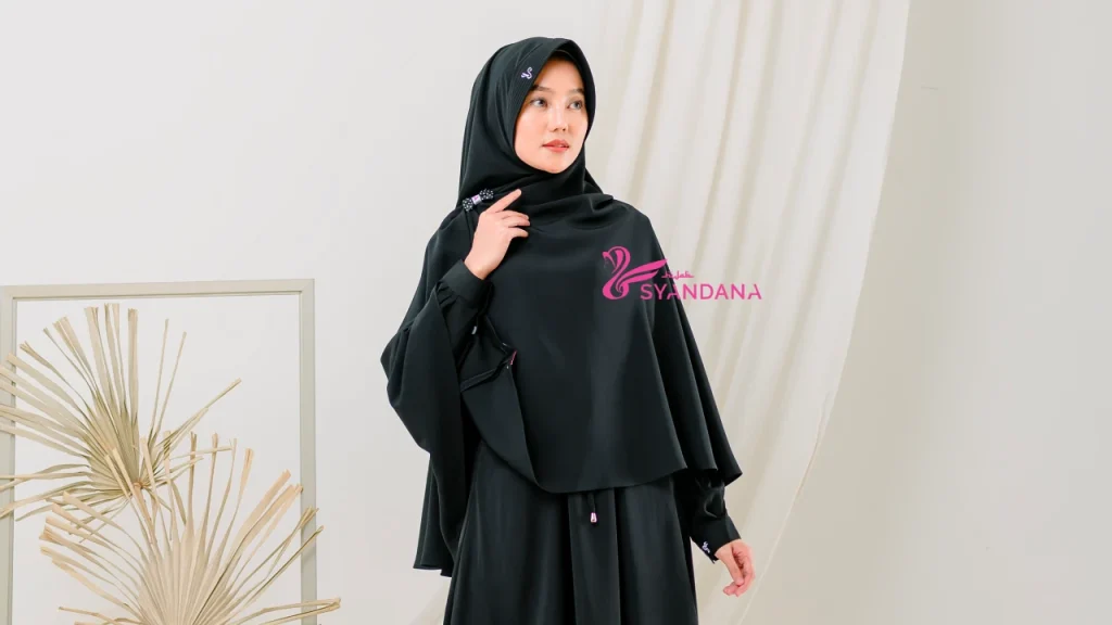 Bergo Jilbab Syar’i Kekinian Model Pet Antem Fleksibel Anti Meleyot, Nyaman Dipakai Seharian